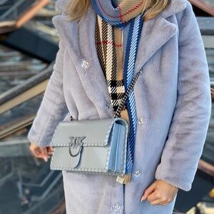 Pinko Love Crossbody Stitched Bag